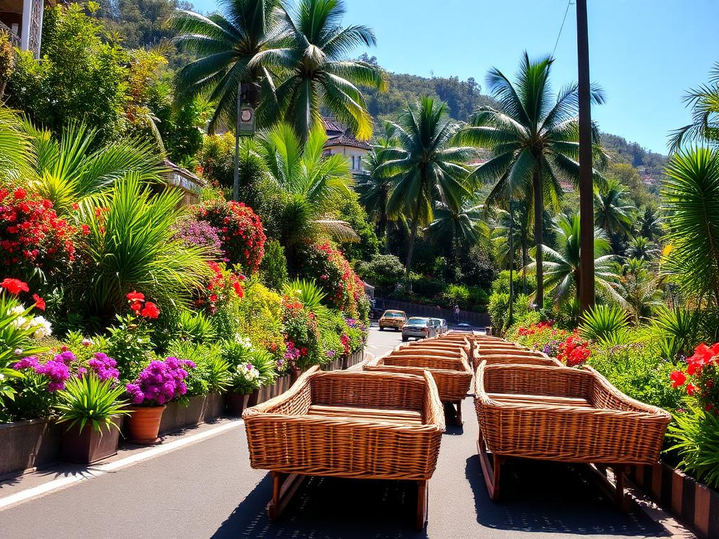 Carros de Cesto & Jardim Tropical — Madeira